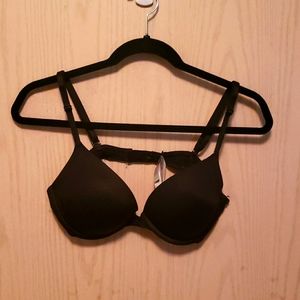 Victoria's secret black and pink bra